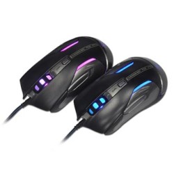 E-blue Auroza FPS Mysz przewodowa, czarna, 8200DPI