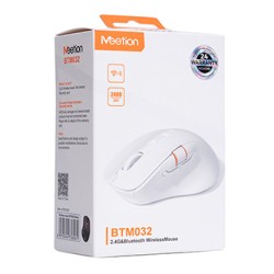 Meetion BTM032 Mysz bezprzewodowa, czarna, 2400DPI