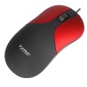 Marvo DMS002RD Mysz przewodowa, czarno-czerwona, 1200DPI