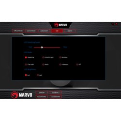 Marvo M519 Mysz przewodowa, czarna, 12000DPI