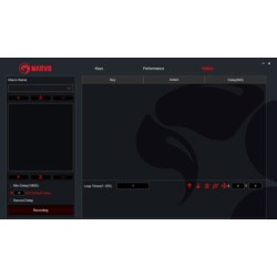 Marvo Niro 40 Black Mysz przewodowa, czarna, 12000DPI