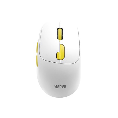 Marvo M809W Mysz bezprzewodowa, biała, 1600DPI
