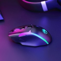 Marvo M729W PRO Mysz bezprzewodowa, czarna, 8000DPI