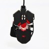 Red Fighter M1 Mysz przewodowa, czarna, 4000DPI