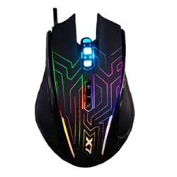 A4Tech X87 Oscar Neon Mysz przewodowa, czarna, 2400DPI