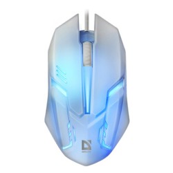 Defender Cyber MB-560L Mysz przewodowa, biała, 1200DPI