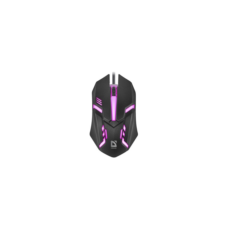 Defender Cyber MB-560L Mysz przewodowa, czarna, 1200DPI