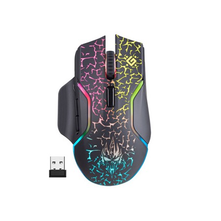 Defender Oneshot GM-067 LED Mysz bezprzewodowa, czarna, 3200DPI