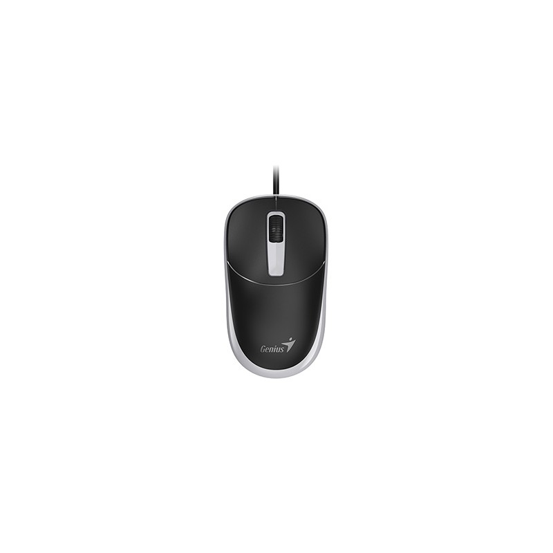 Genius DX-123 Mysz przewodowa, czarno-szara, 1200DPI, USB-C