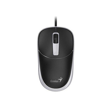 Genius DX-123 Mysz przewodowa, czarno-szara, 1200DPI