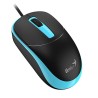 Genius DX-123 Mysz przewodowa, czarno-niebieski, 1200DPI