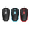 Genius DX-123 Mysz przewodowa, czarno-czerwona, 1200DPI