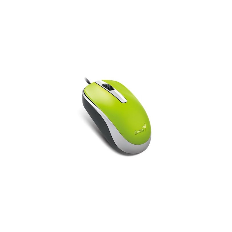 Genius DX-120 Mysz przewodowa, zielona, 1200DPI