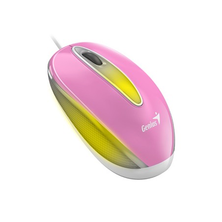 Genius DX-Mini Mysz przewodowa, różowa, 1000DPI