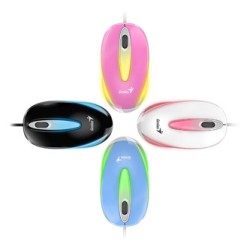 Genius DX-Mini Mysz przewodowa, biała, 1000DPI