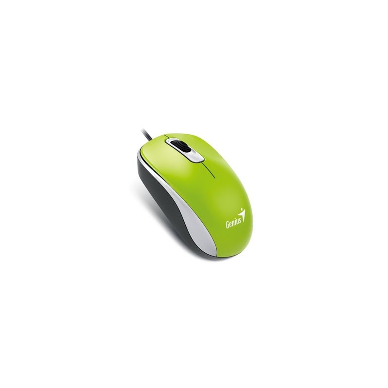 Genius DX-110 Mysz przewodowa, zielona, 1000DPI