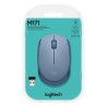 Logitech M171 Mysz bezprzewodowa, niebiesko-szara, 1000DPI