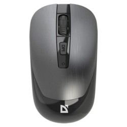 Defender WAVE MM-995 Mysz bezprzewodowa, srebrna, 1600DPI
