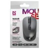 Defender WAVE MM-995 Mysz bezprzewodowa, srebrna, 1600DPI