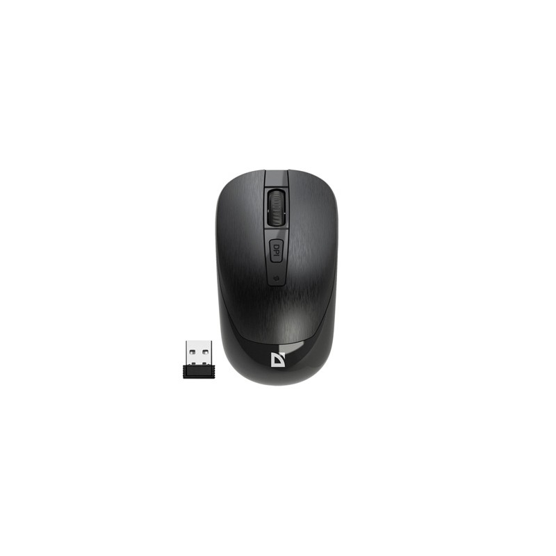 Defender WAVE MM-995 Mysz bezprzewodowa, czarna, 1600DPI