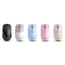 Genius NX-8080S BT Mysz bezprzewodowa, biało-szary, 1600DPI
