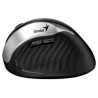 Genius Ergo 8250S Mysz bezprzewodowa, czarno-srebrna, 1600DPI