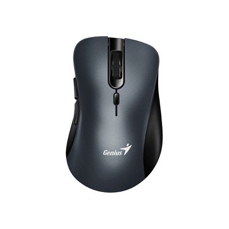 Genius Ergo 8100S Mysz bezprzewodowa, metaliczna szara, 1600DPI