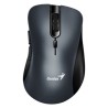 Genius Ergo 8100S Mysz bezprzewodowa, metaliczna szara, 1600DPI