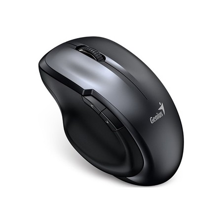 Genius Ergo 8200S Mysz bezprzewodowa, metaliczna szara, 1200DPI