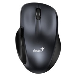 Genius Ergo 8200S Mysz bezprzewodowa, metaliczna szara, 1200DPI