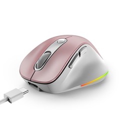 Genius Ergo 9000S Pro Mysz bezprzewodowa, różowa, 2400DPI