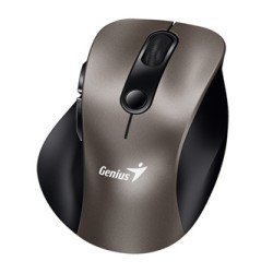 Genius Ergo 9000S Mysz bezprzewodowa, tytan, 2400DPI