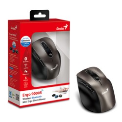 Genius Ergo 9000S Mysz bezprzewodowa, tytan, 2400DPI