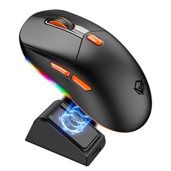Meetion GW38 Mysz czarna, 8000DPI, Tri-Mode