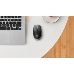 Logitech M190 Mysz bezprzewodowa, szara, 1000DPI
