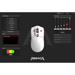 Marvo MONKA GURU Mysz biała, 26000DPI, Tri-Mode