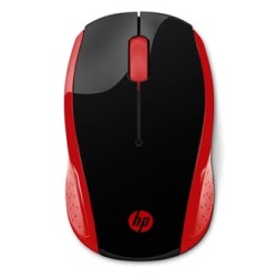 HP 200 Red Mysz bezprzewodowa, czerwona, 1000DPI