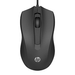 HP 100 Mysz przewodowa, czarna, 1600DPI
