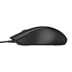 HP 100 Mysz przewodowa, czarna, 1600DPI