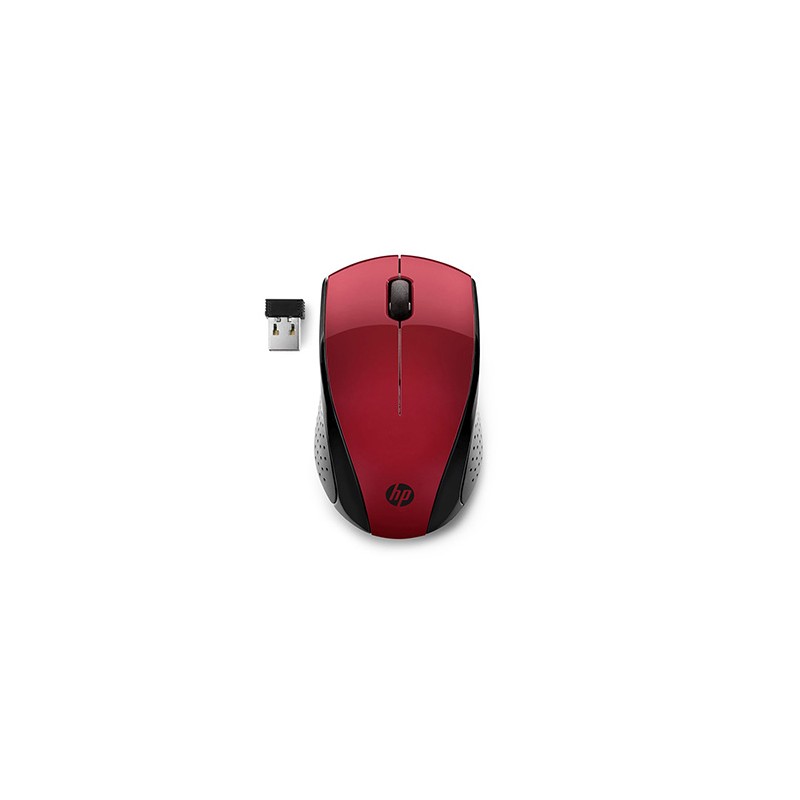 HP Wireless Mouse 220 Mysz bezprzewodowa, czerwona, 1600DPI