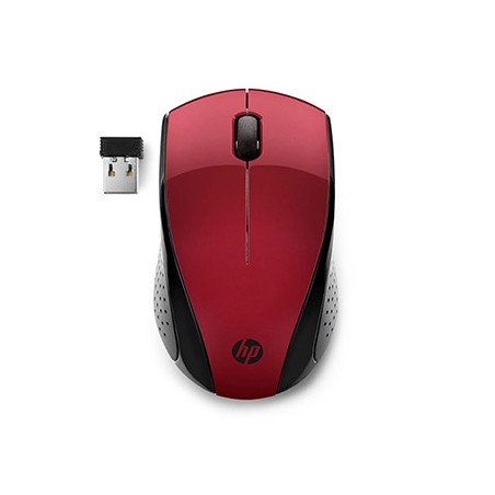 HP Wireless Mouse 220 Mysz bezprzewodowa, czerwona, 1600DPI
