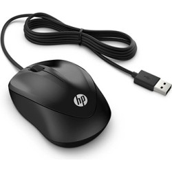 HP USB Travel Mouse Mysz przewodowa, czarna, 1000DPI