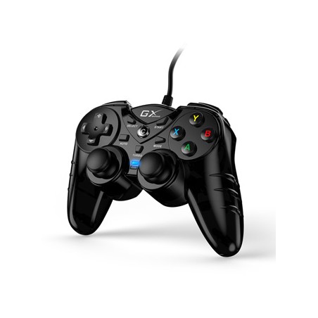 Gamepad Genius GX Gaming GX-17UV, 17przycisk, USB/PS3, czarny