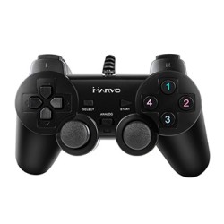 Gamepad Marvo GT-006, 15przycisk, USB, czarny, wibrujący, EOL