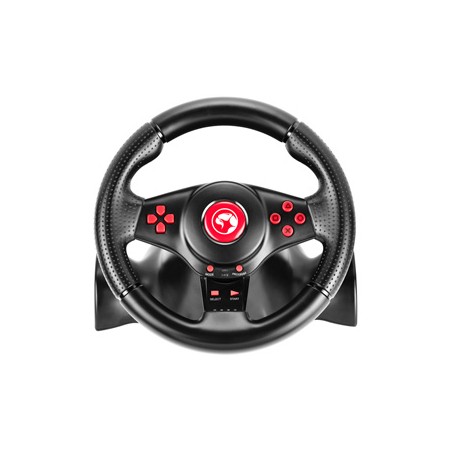 Kierownica Marvo GT-903, kierownica z pedałami i dźwignią zmiany biegów, 16przycisk, USB, czarny