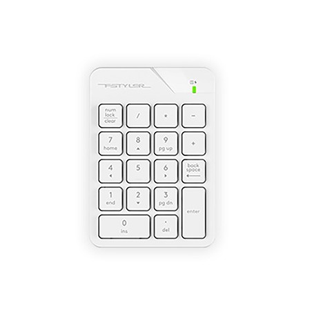 A4Tech FStyler FGK21C klawiatura numeryczna bezprzewodowa biała