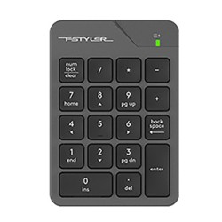 A4Tech FStyler FGK21C klawiatura numeryczna bezprzewodowa szara