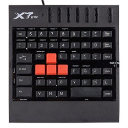 A4Tech X7 G100 klawiatura przewodowa (USB) czarna