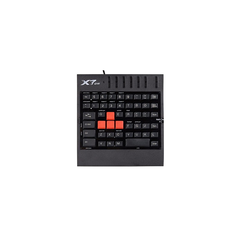 A4Tech X7 G100 klawiatura przewodowa (USB) czarna