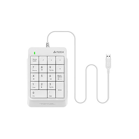 A4Tech FStyler FK13P klawiatura numeryczna przewodowa (USB) biała
